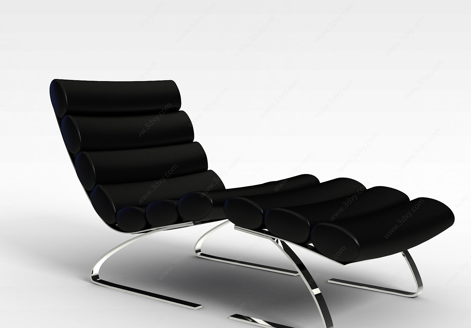 黑色单人椅子3D模型