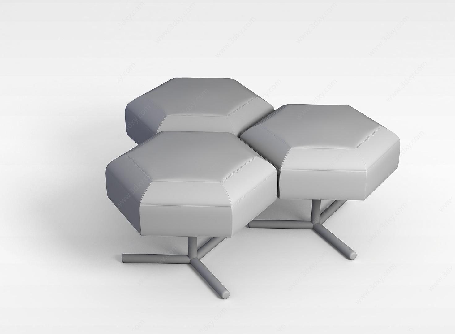 沙发椅组合3D模型