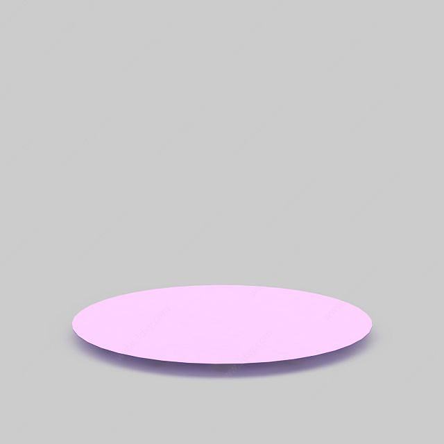 粉红吸顶灯3D模型