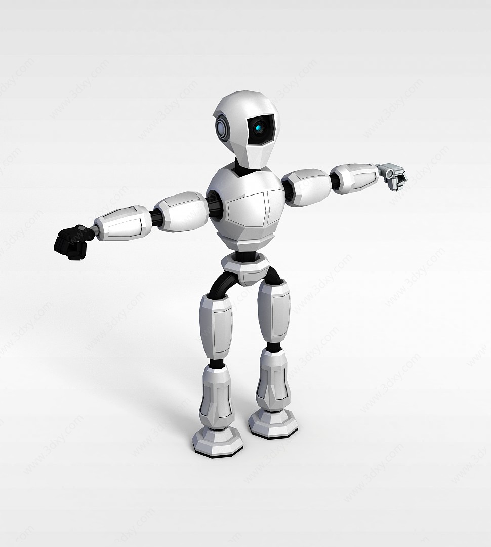 遥控智能机器人3D模型