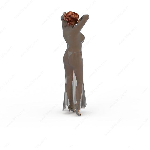 妖娆女人3D模型