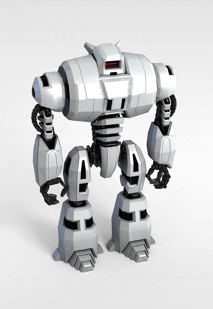 智能机器人3D模型