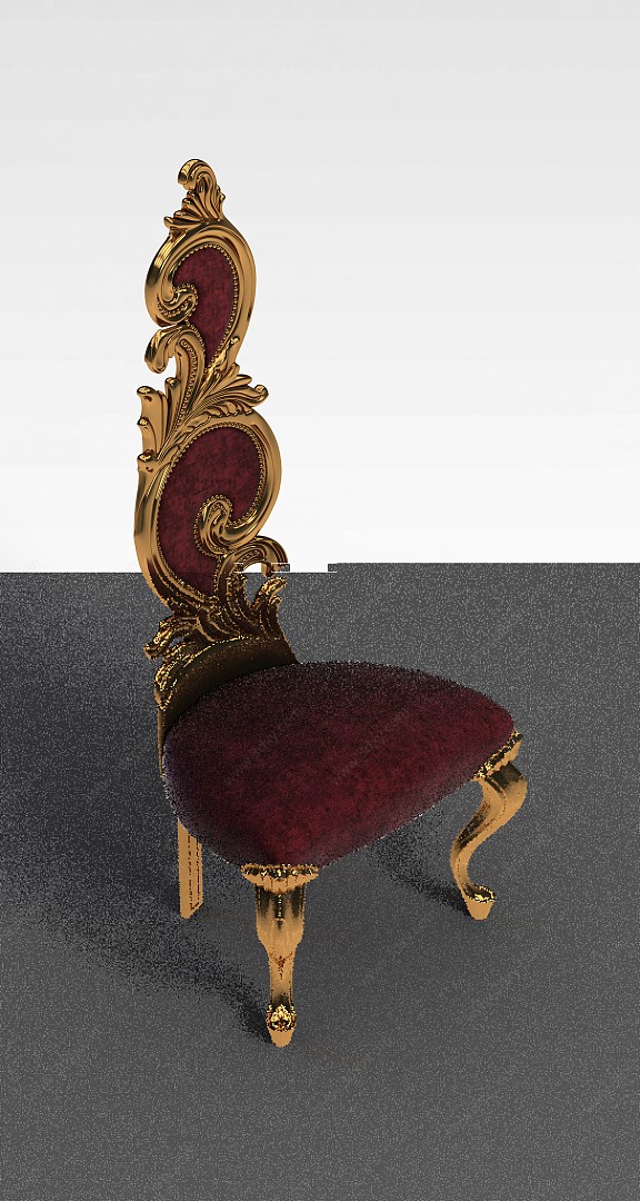 欧式奢华椅3D模型