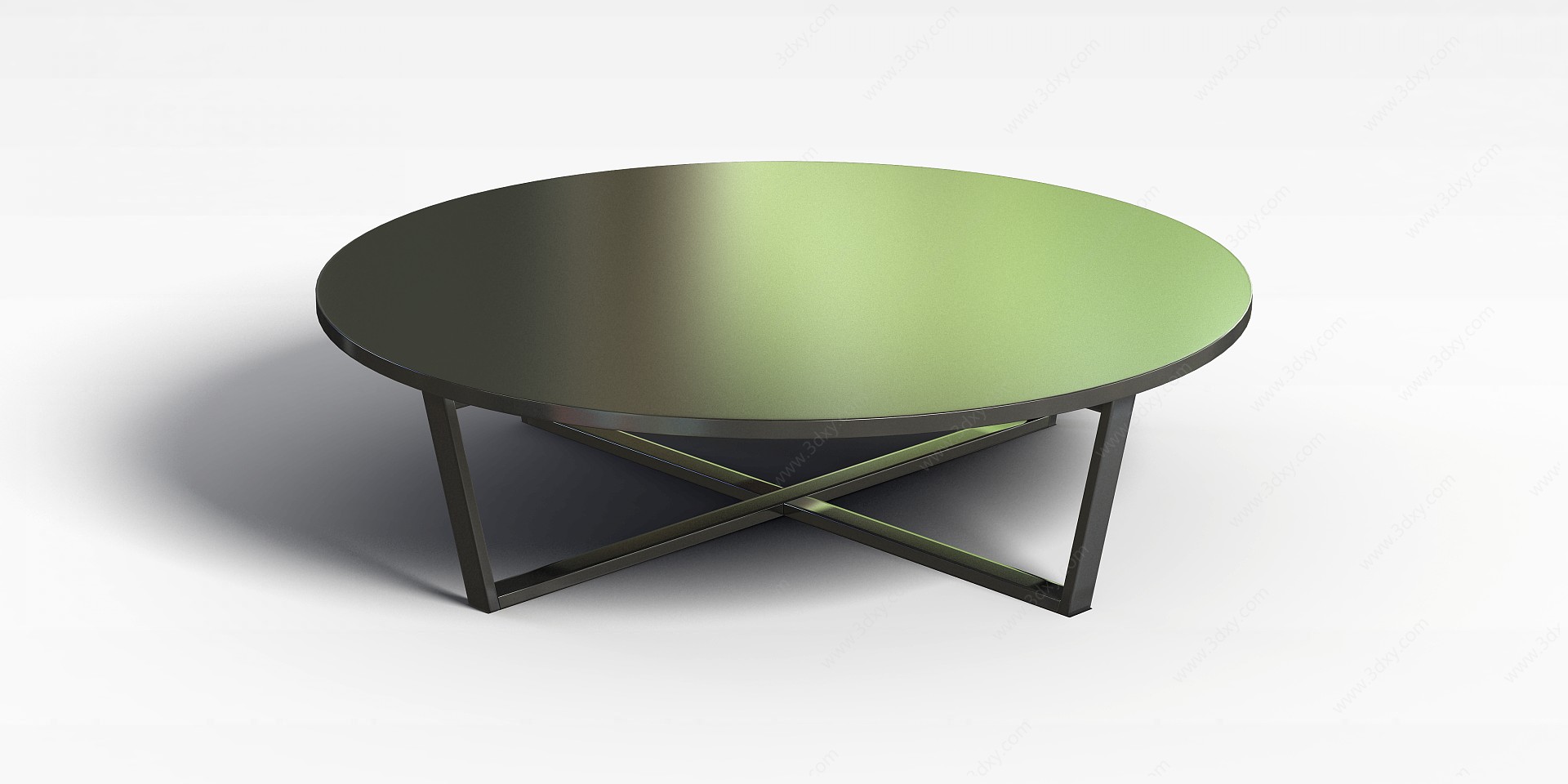 简约圆形桌3D模型