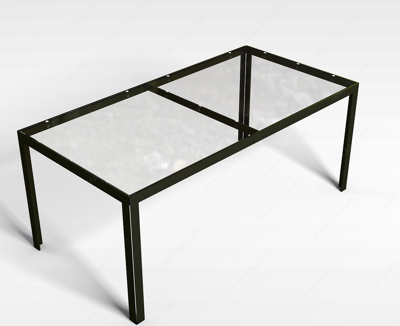 工业风简易桌子3D模型