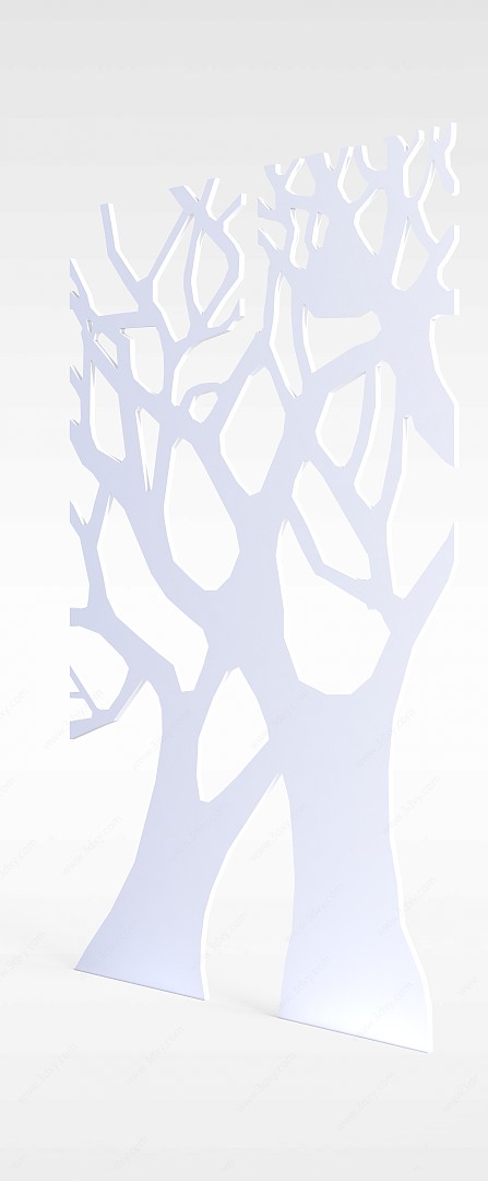树形隔断3D模型