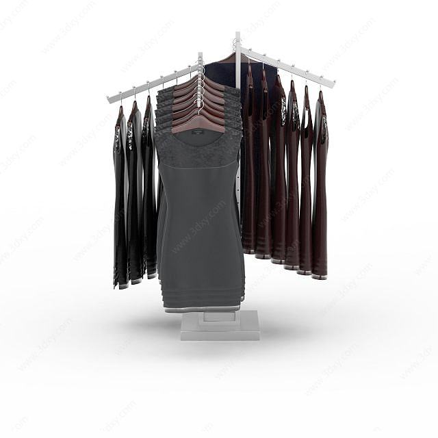 时尚连衣裙3D模型