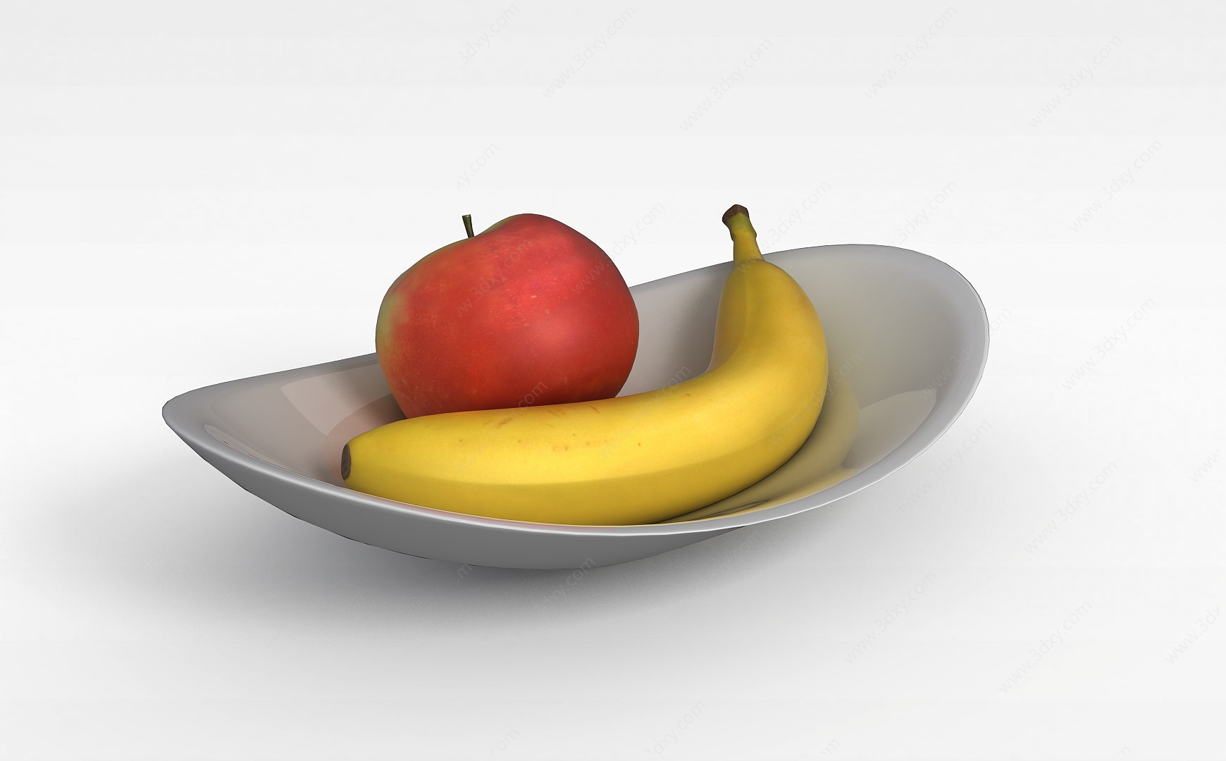 放水果小盘子3D模型