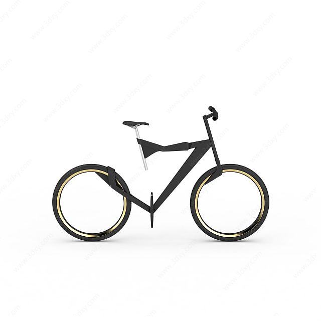 概念自行车3D模型