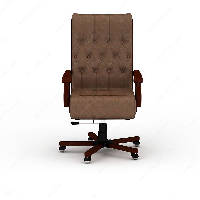 旋转老板椅3D模型