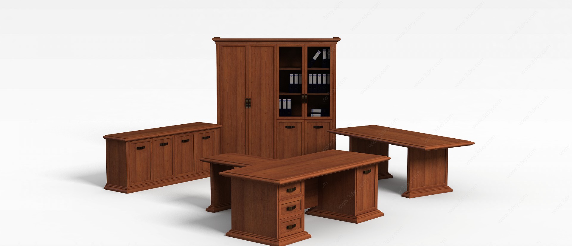 木质桌柜3D模型