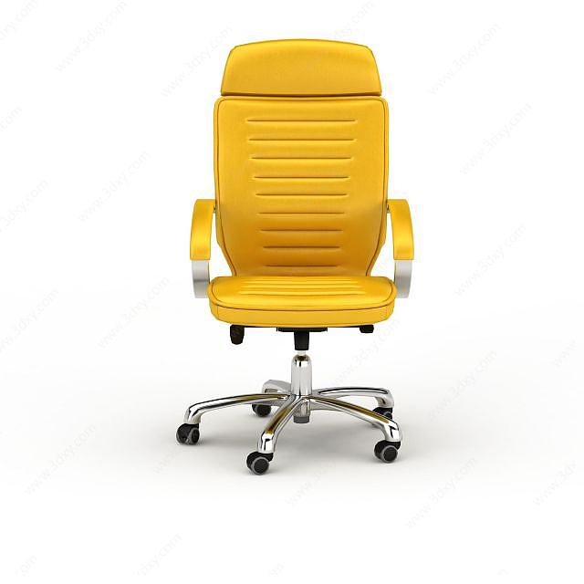 欧式黄色沙发3D模型