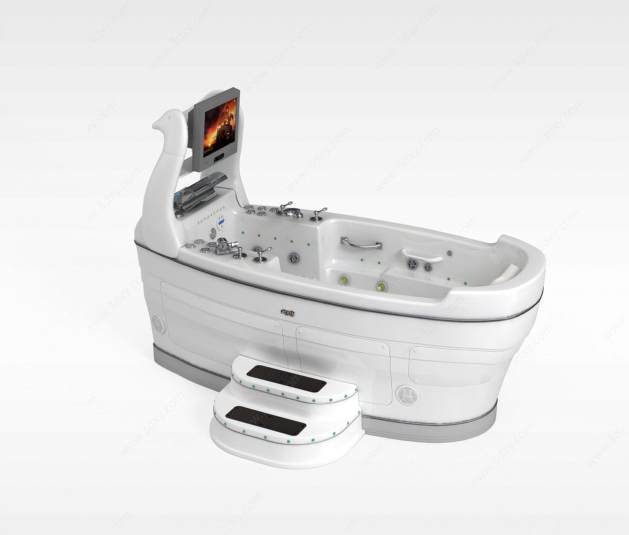 新款多功能浴缸3D模型