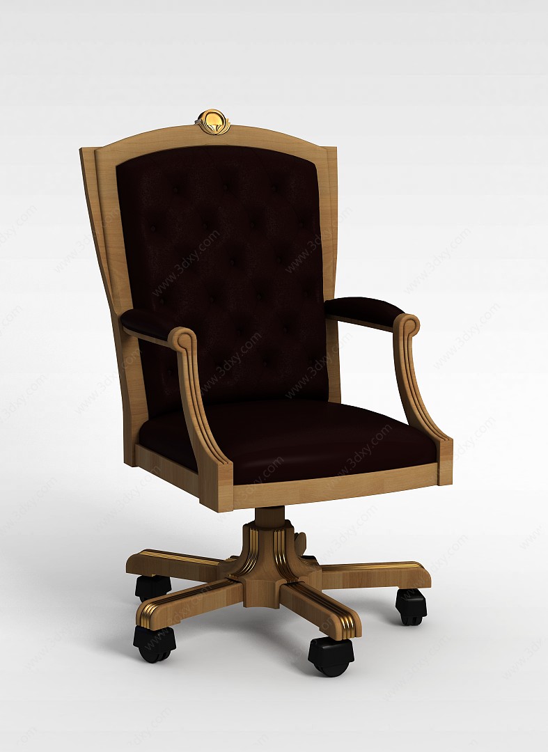 升降旋转椅3D模型