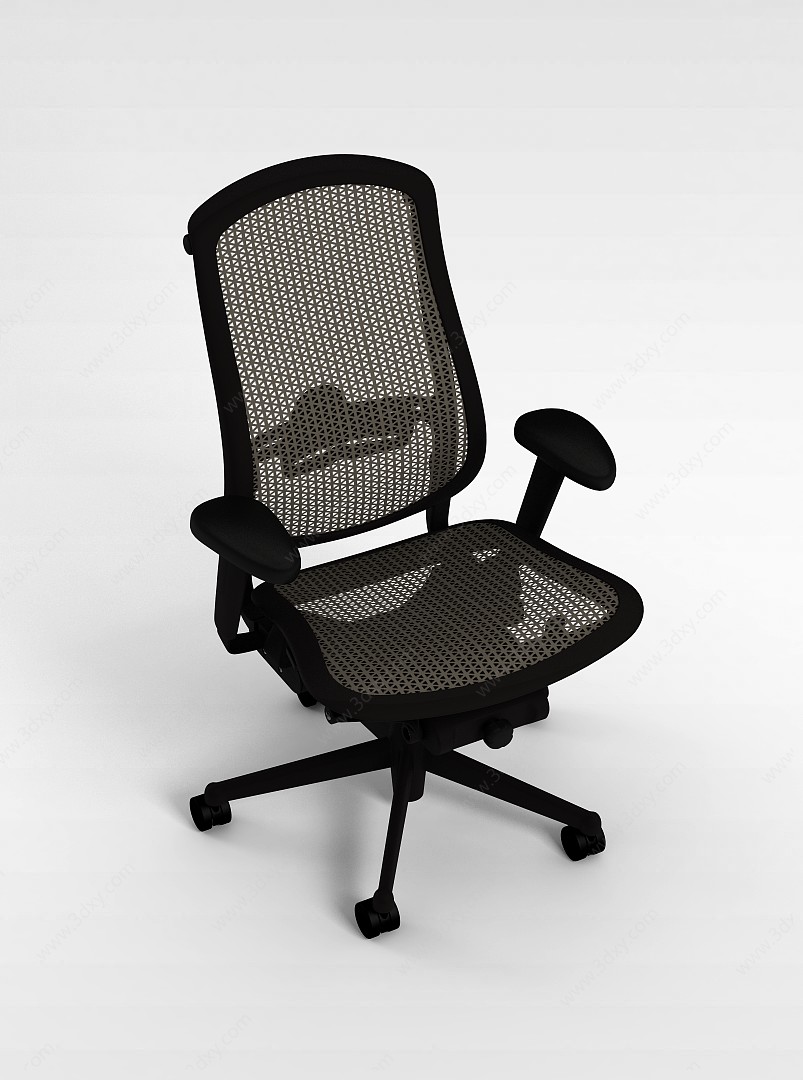 办公室旋转椅3D模型