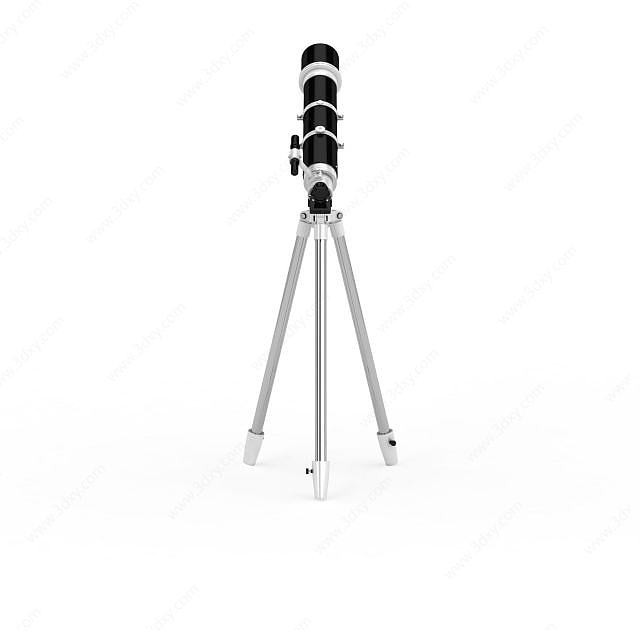 单筒望远镜3D模型