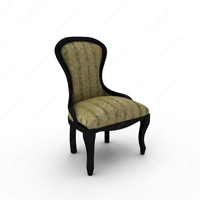古典舒适椅子3D模型