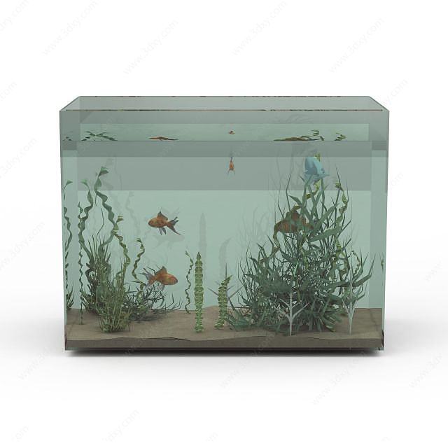 养鱼水缸3D模型