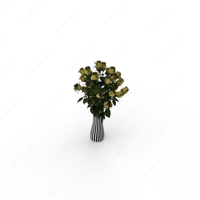 室内绿色植物3D模型