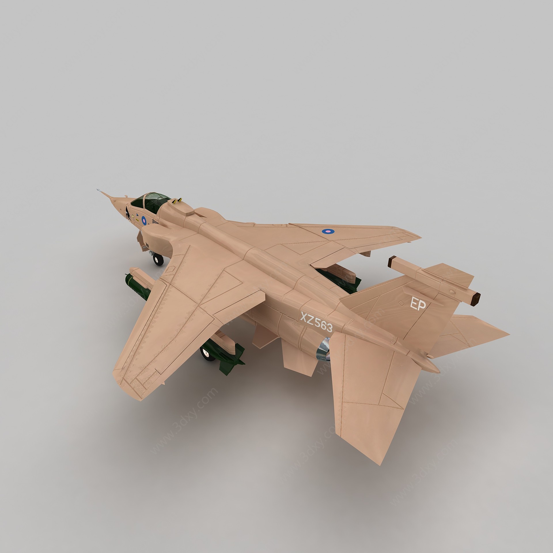BAJAGUAR战斗机3D模型