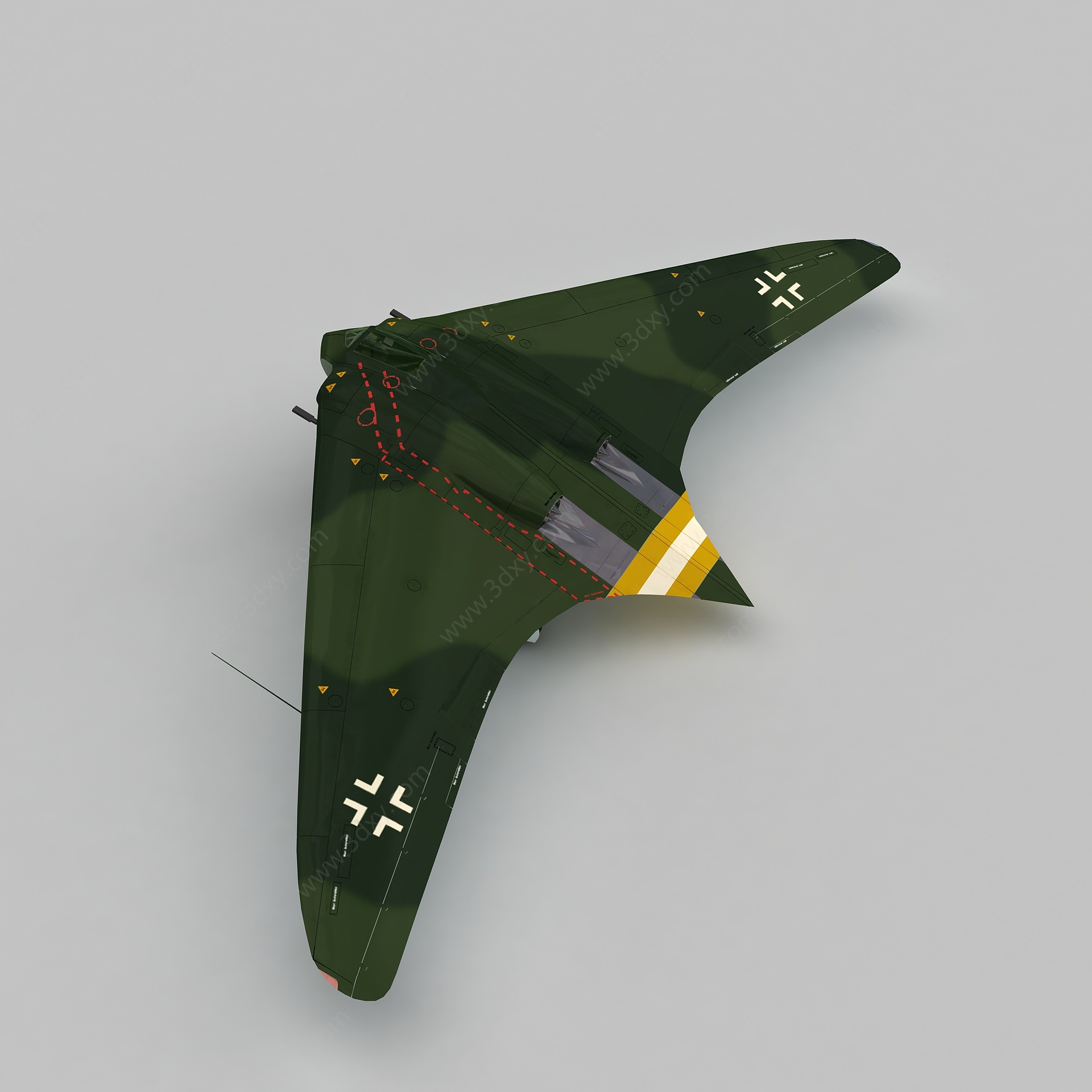 ho229轰炸机3D模型