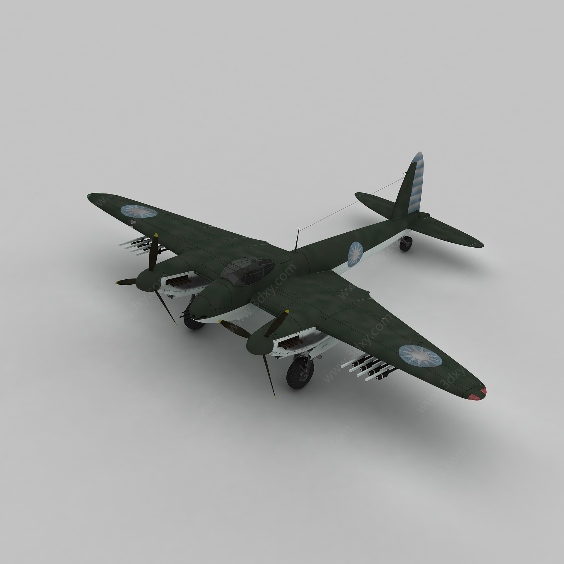 MOSQUITOC战斗机3D模型
