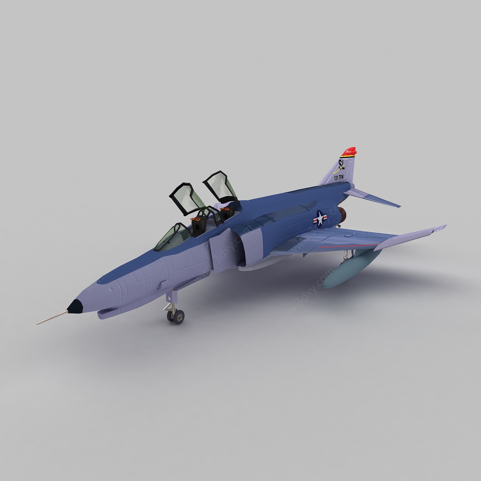 PhantomF4E战斗机3D模型