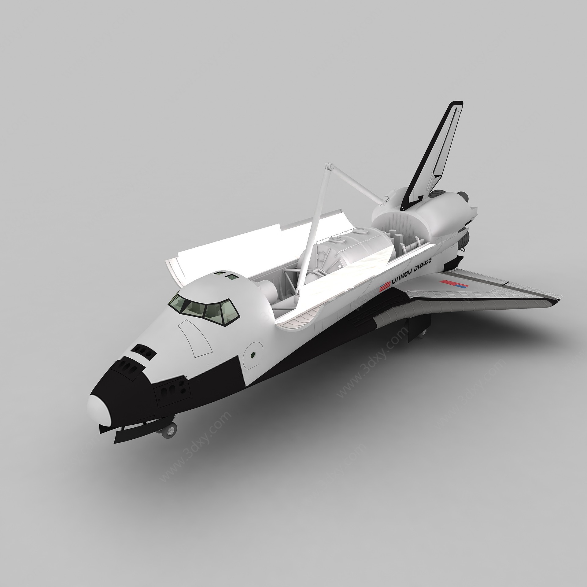 太空航天飞机3D模型