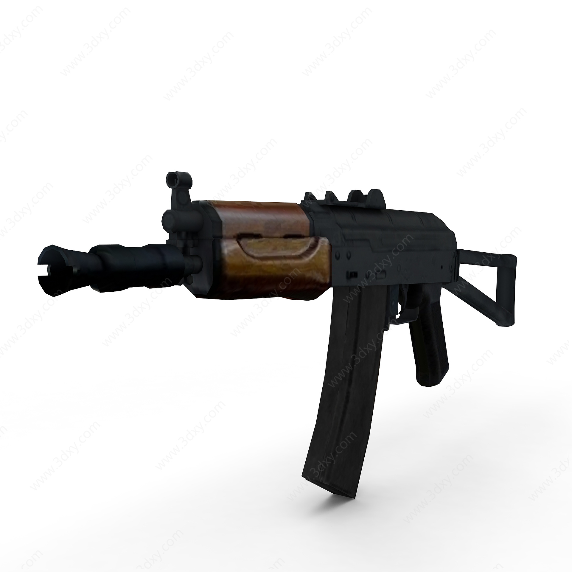 AK74突击步枪3D模型