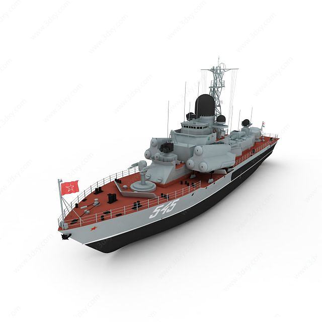nanuchka军舰3D模型