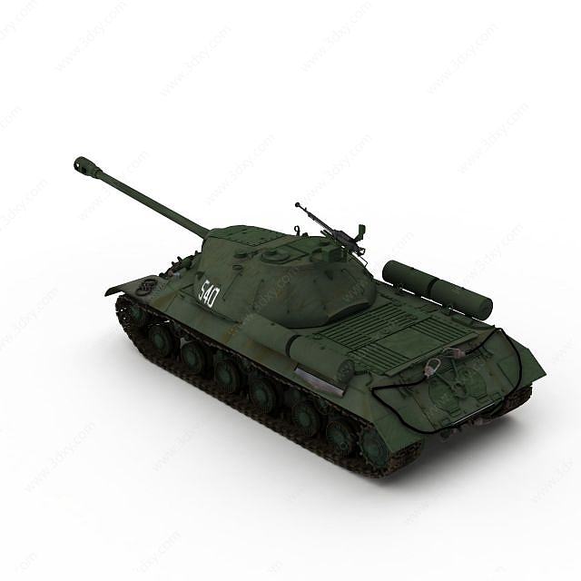 中国62式轻型坦克3D模型