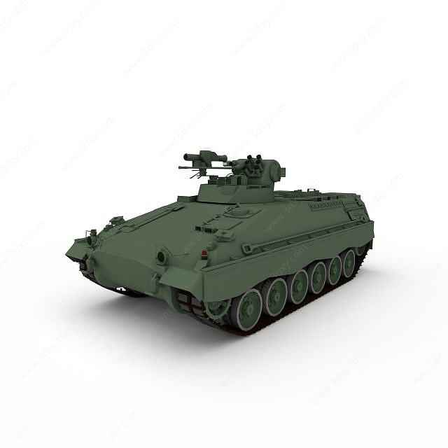 军用装甲车3D模型