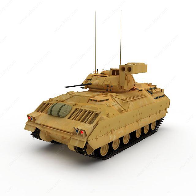 苏联T-80轻型坦克3D模型