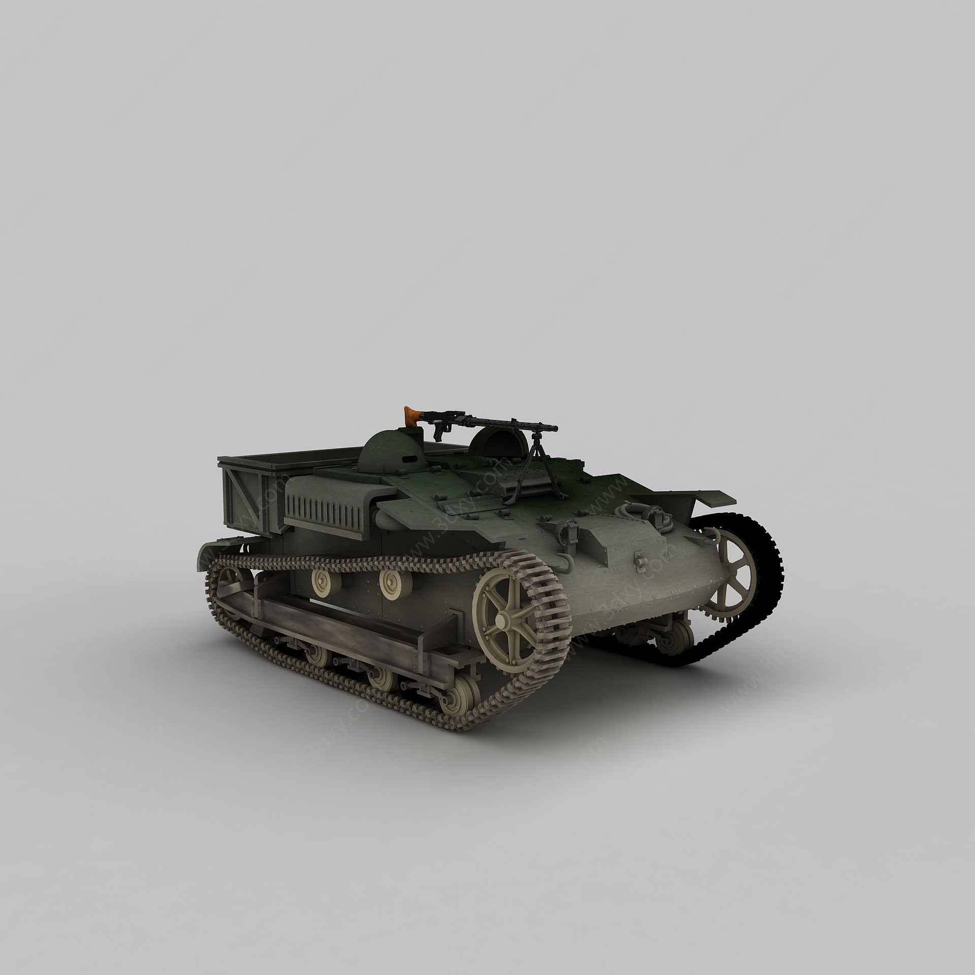 日军扫荡装甲车3D模型
