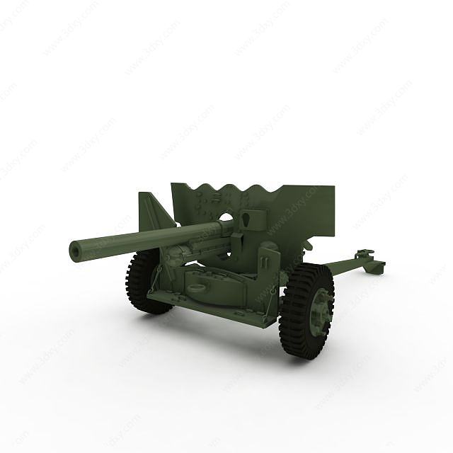 德国88毫米FLAK高炮3D模型