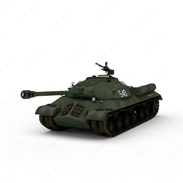 苏联IS坦克3D模型