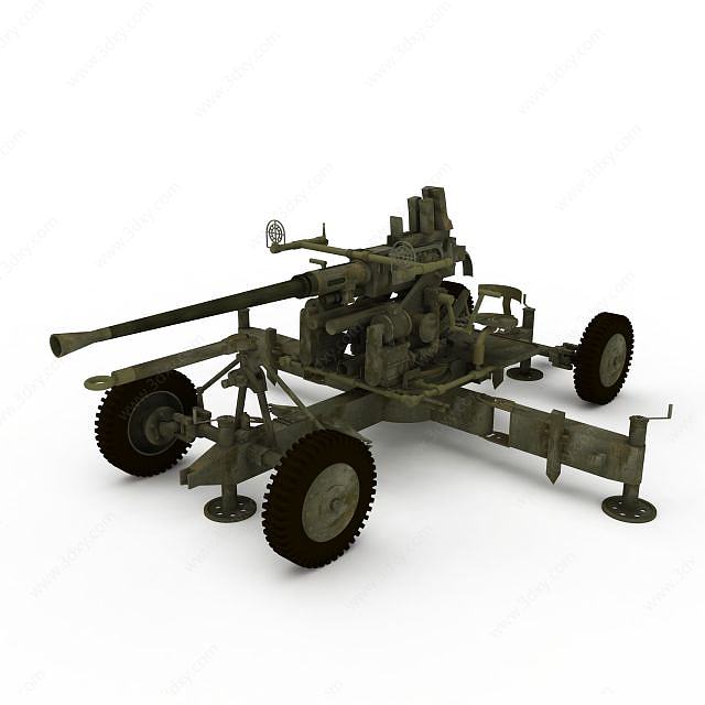 德国二战机关枪3D模型