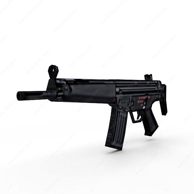 HK53短卡宾枪3D模型
