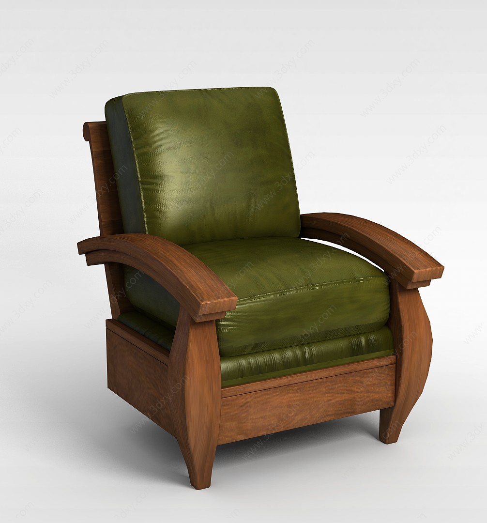 复古椅子3D模型