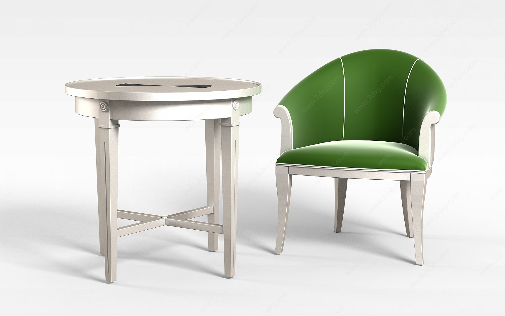 休闲桌椅3D模型
