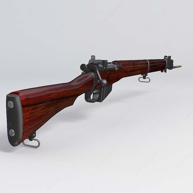 汉阳造步枪3D模型