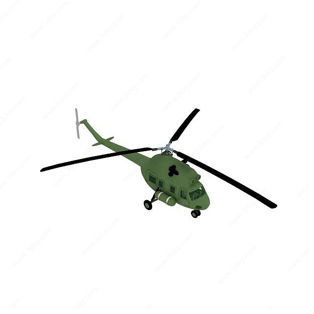 直升机3D模型