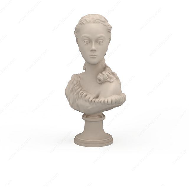 男士雕塑3D模型