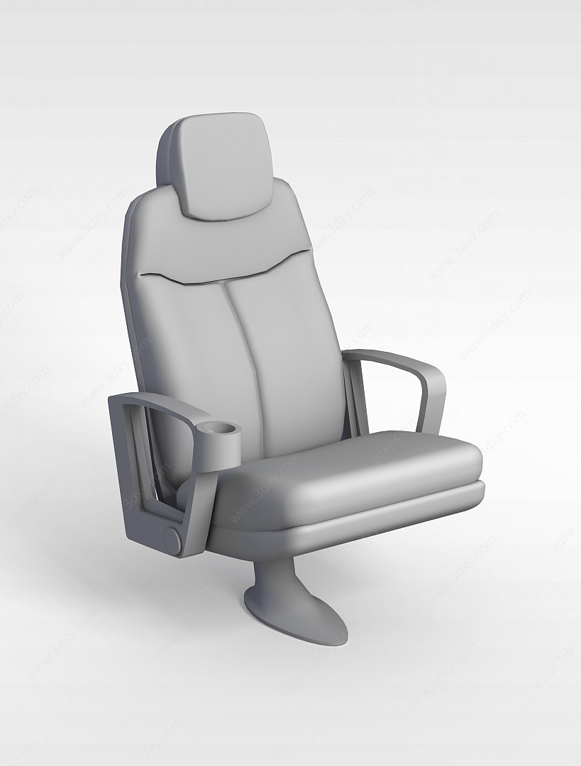 礼堂椅3D模型