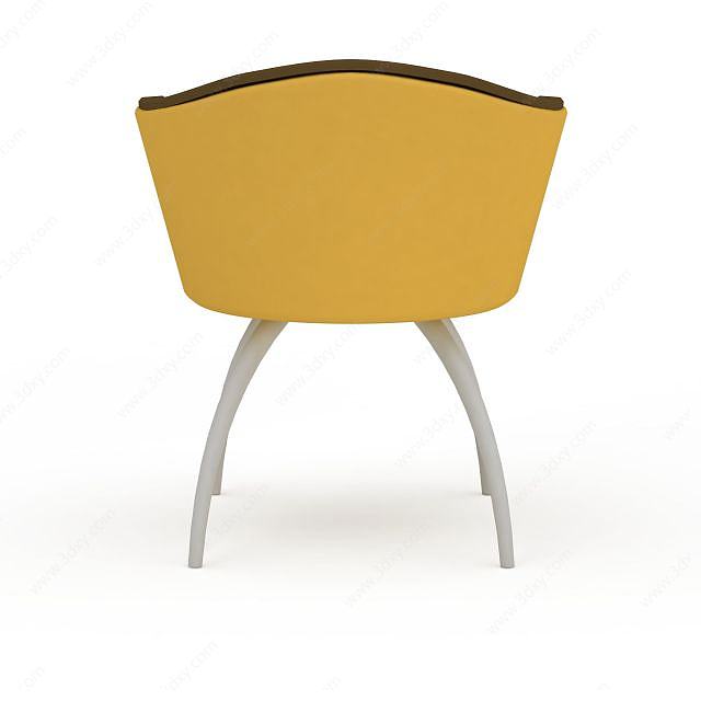 黄色椅子3D模型