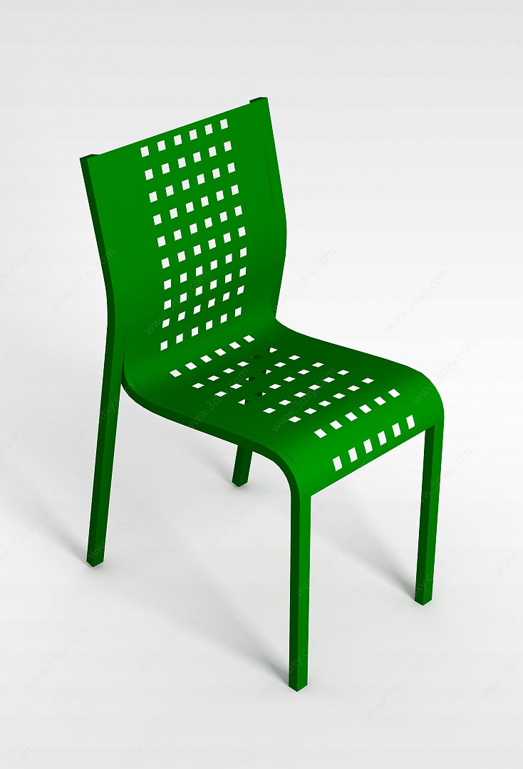 绿色椅子3D模型