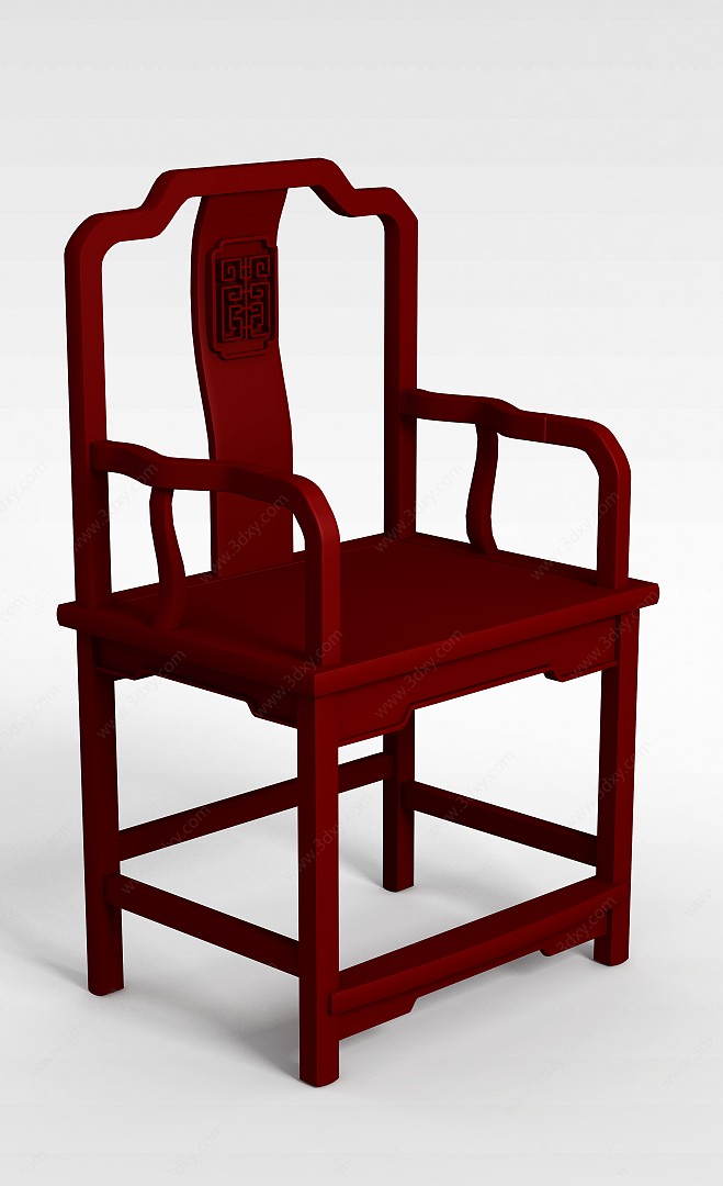 咖啡厅椅子3D模型