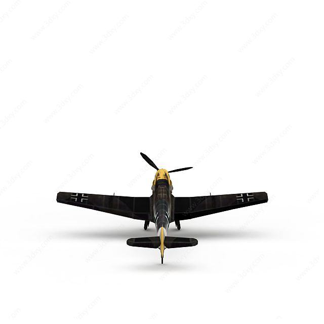 螺旋桨战斗机3D模型