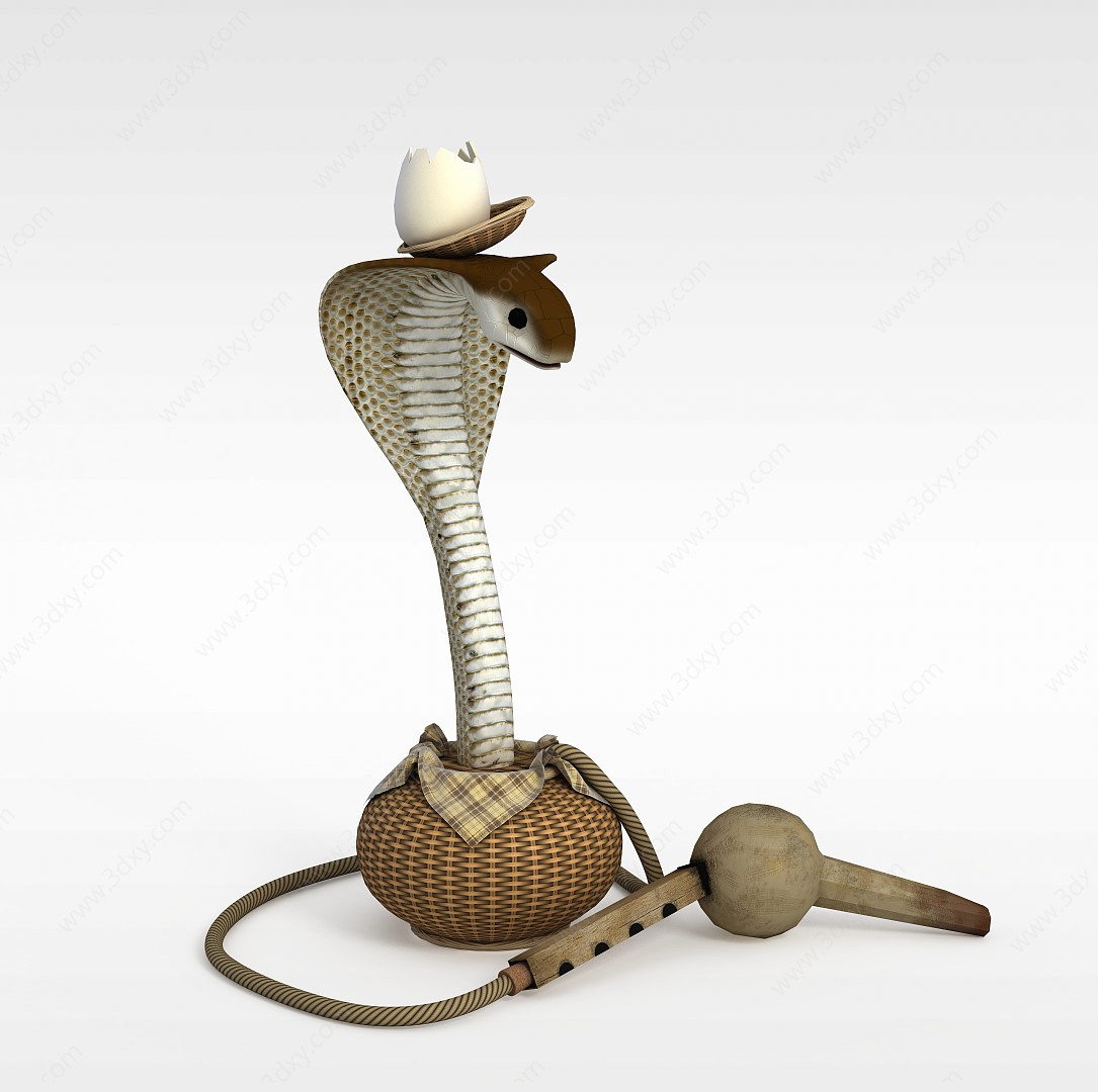 创意水烟瓶3D模型