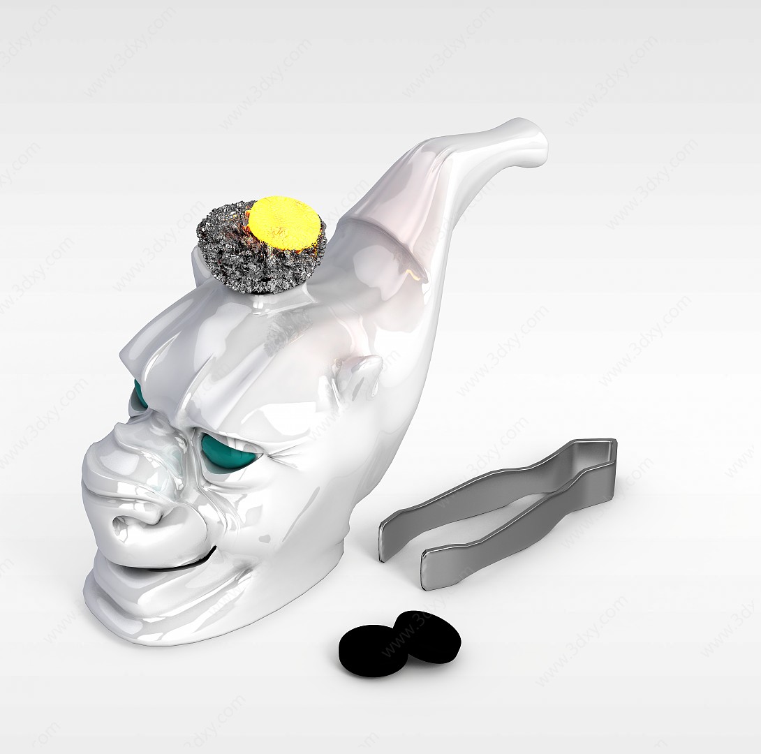 创意水烟壶3D模型